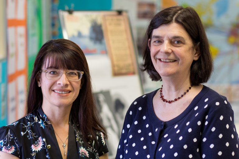 Rita Gravina et Catherine Pfaff, lauréates du Prix d’histoire du Gouverneur général pour l'excellence en enseignement 2016